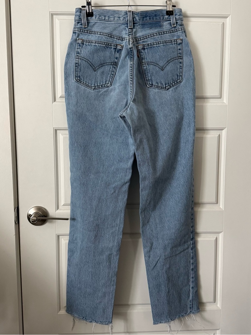 Vintage 90s Levis 501 Womens High Waisted Jeans USA 18501 Light Wash 26x28 - Picture 8 of 12